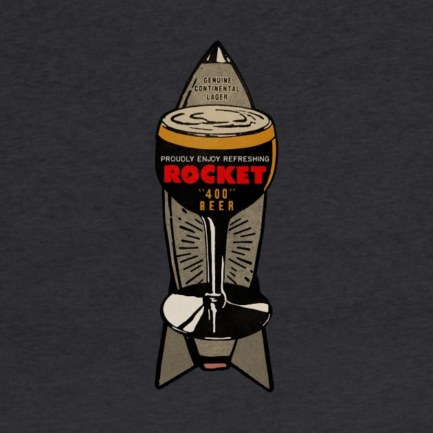 Vintage Rocket Lager Beer by Kujo Vintage